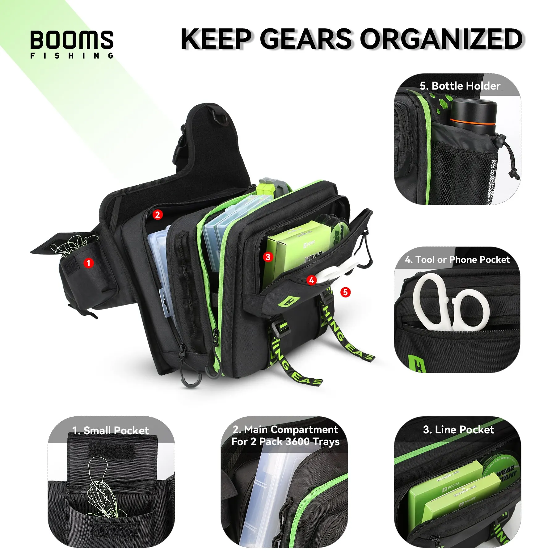 Booms Fishing IB1 Fishing Bag High-Capacity Tackle Storage Bags Large Sea Freshwater Backpack Carpfishing Professional Equipmen fishing bag
