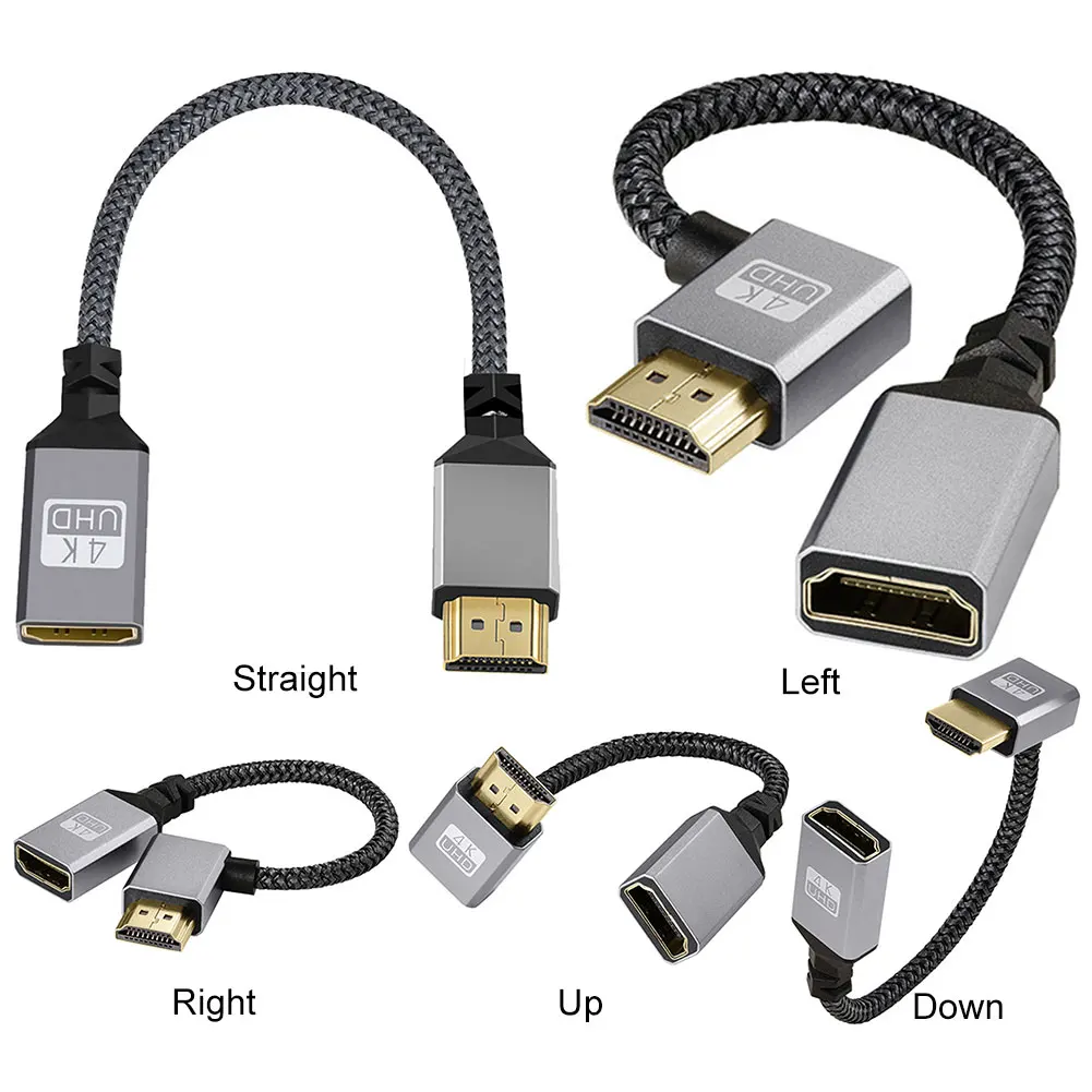 HDTV Ϸ 극̵ ̺, HDMI ȣȯ -  ̾ ڵ, 15cm, 4K, 60Hz, 18 Gbps, ͽټ