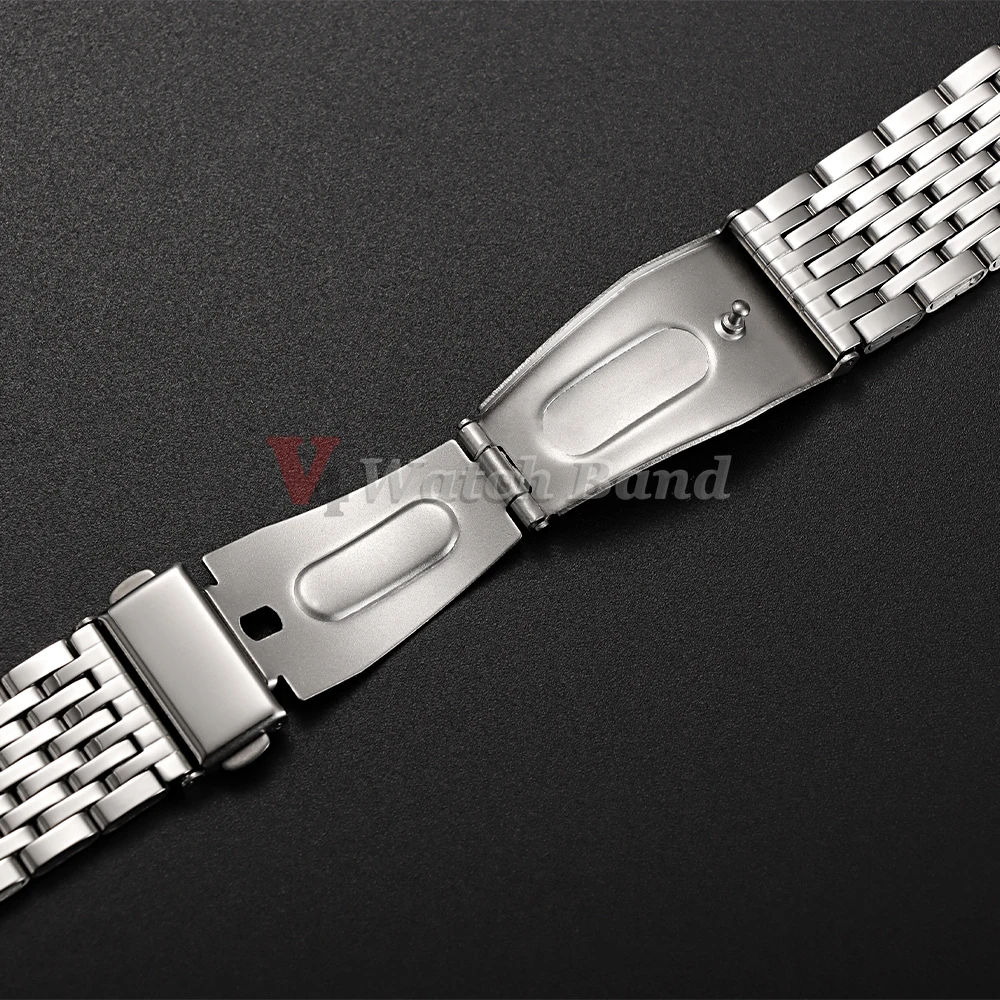 Universal Adjustable Stainless Steel Watchband – Premium Diving Metal Bracelet Strap