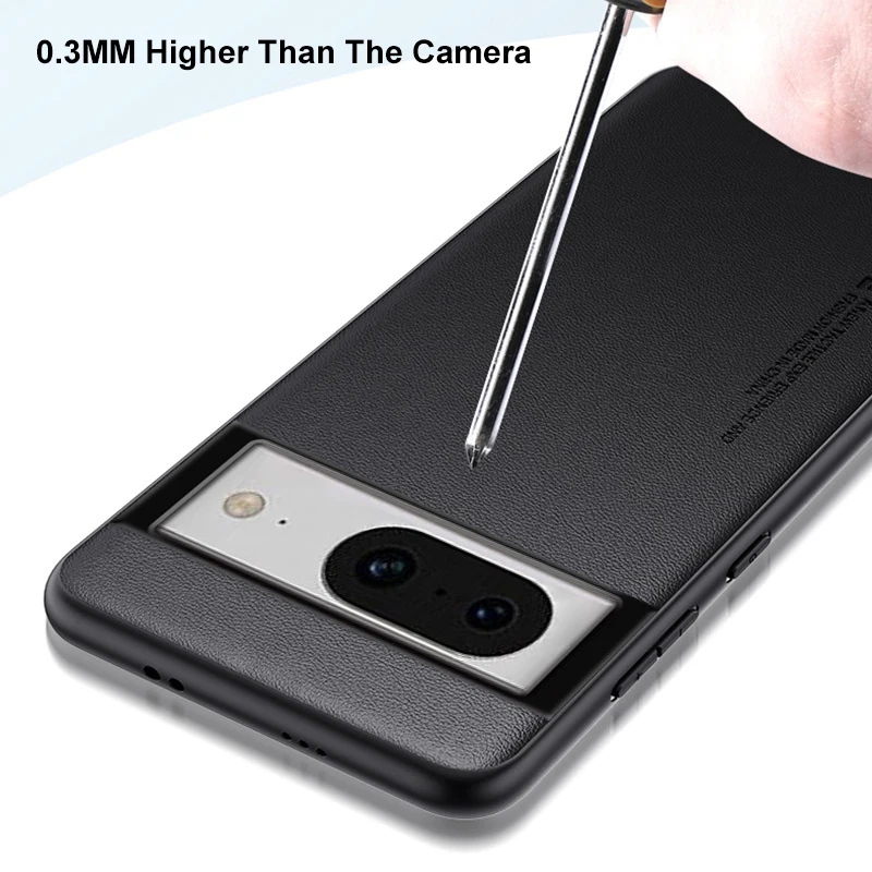 Premium PU Leather Silicone Phone Case - Elegant and Durable Protection