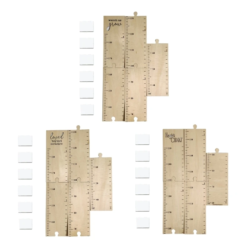 1Set Kids Height Growth Chart Ruler Wall Meter Measurement Tool Supplies for School Office Dormitory Party Supplies