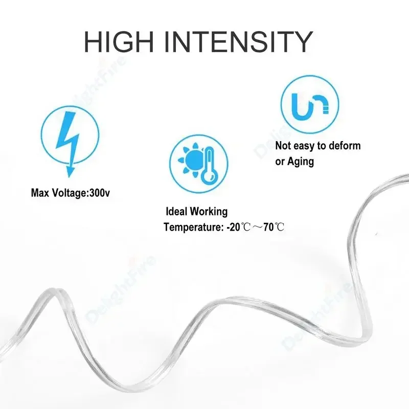 Premium 2-Pin Transparent Flexible Electrical Cables for LED, Audio, and Microphone Systems