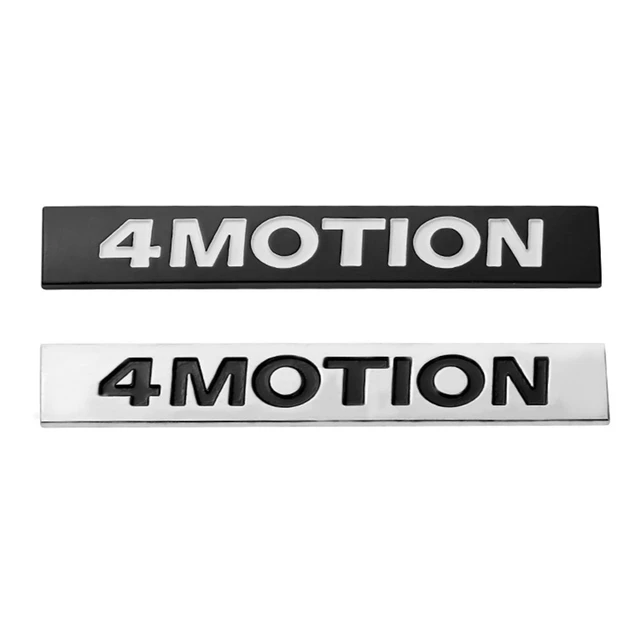 Car 3D Metal 4 MOTION Sticker For VW Volkswagen Golf 2 3 4 5 6 7