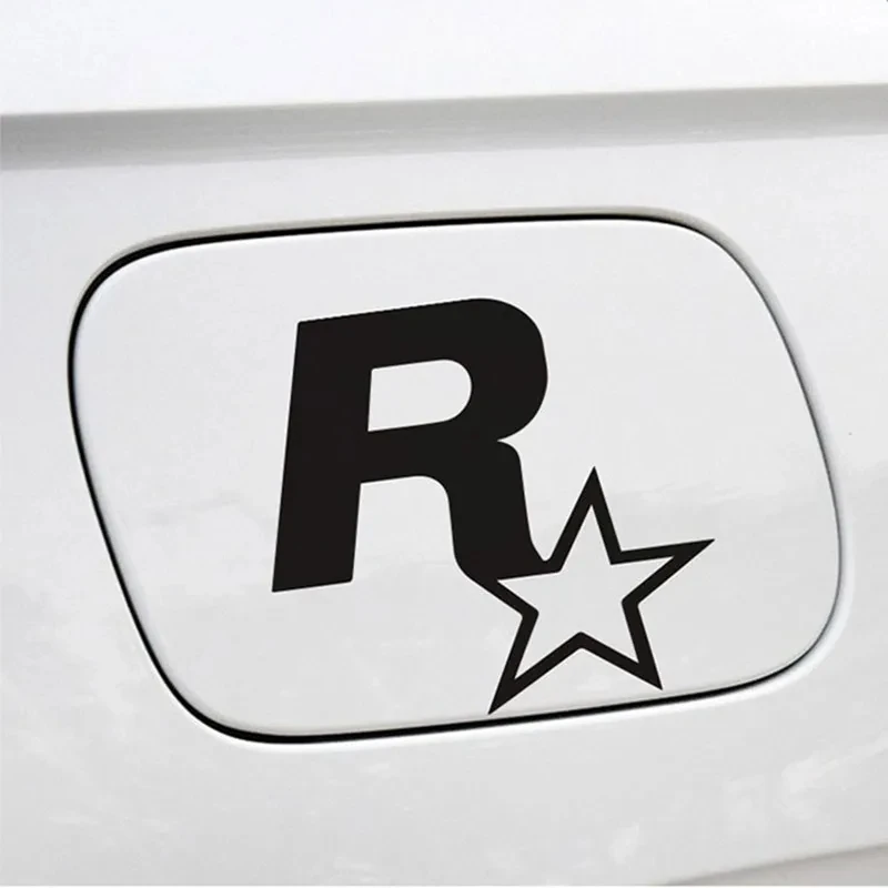 Car Stickers Rockstar Game GTA5 Reflective for Fuel Tank Cap Windshield Bumper Trunk Motorcycle Laptop Phone
