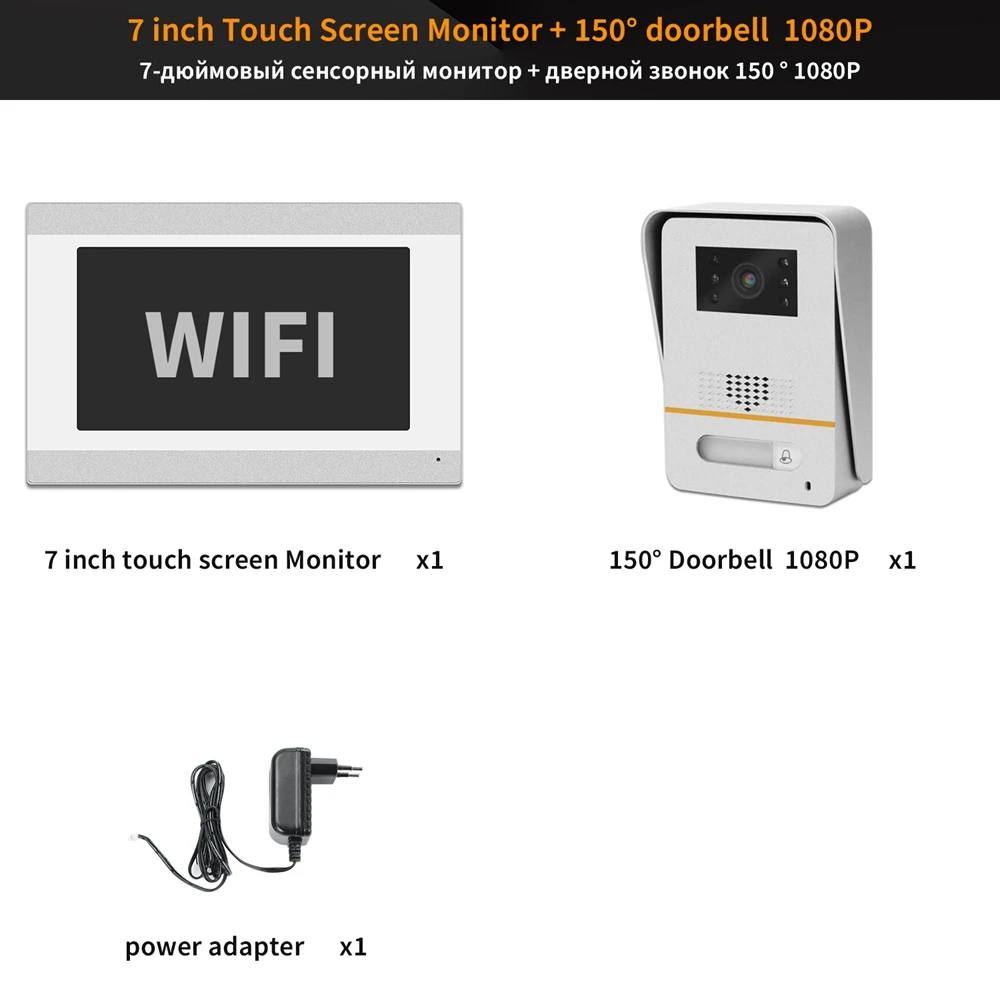 HomeFong videoportero wifi con apertura puerta,video portero con camara wifi,telefonillo  portero automático,panel de llamadas de aleación de calle 1080P,visión  nocturna clara,grabación de video, conversación,2 cerradur - AliExpress