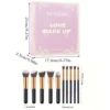 48 Colour Paper Palette Blush Concealer Highlighter Contour Eyeshadow 4-in-1 Set with Makeup Brushes Professional Makeup Set 6
