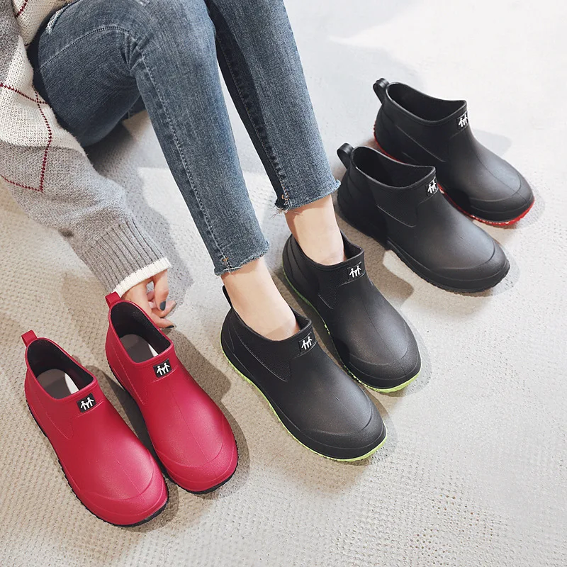 Chaussures aquatiques couple cheville étanches anti-dérapantes avec plateforme coton pour pêche