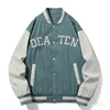 Embroidered baseball suit men's jacket fatigued tide collar spring and autumn street loose jacket 10XL 9XL mens jacket 3