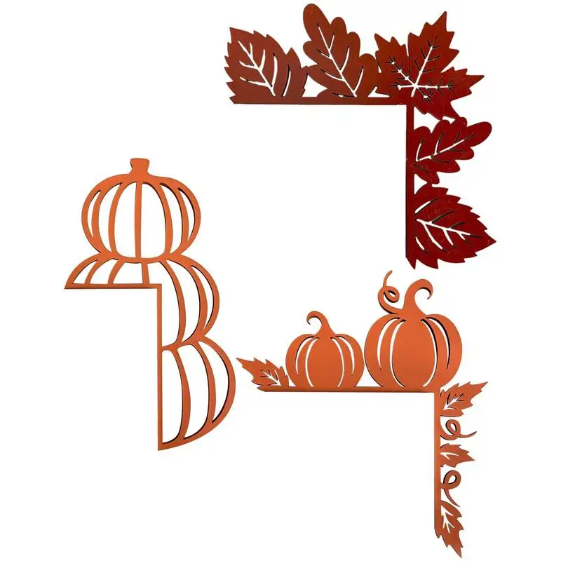 

Fall Door Corner Decor Christmas Wooden Door Frame Decor Unique Door Frame Ornaments New Year Christmas Wall Decoration Supplies