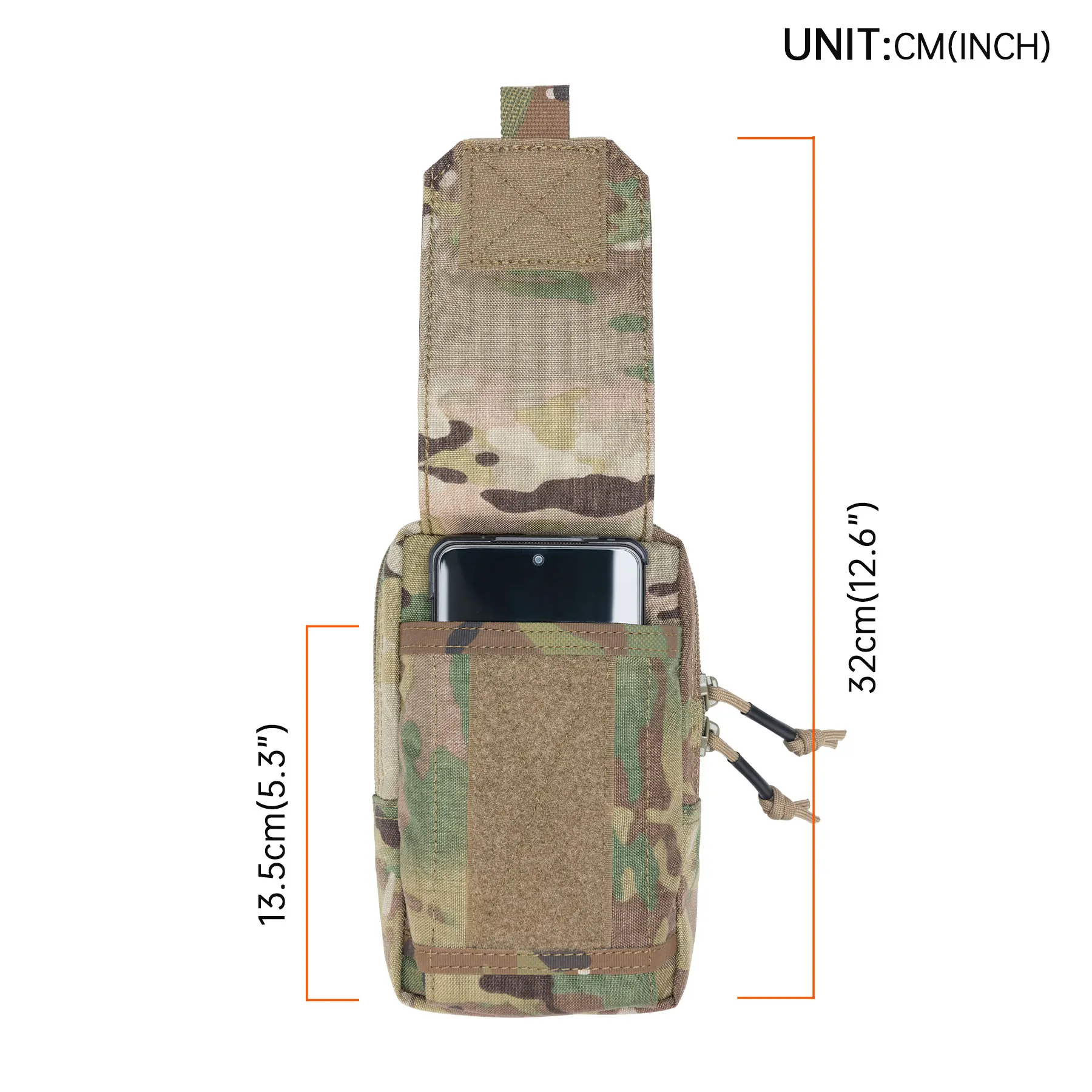 Sacoche Tactique Militaire – Pochette EDC Nylon, Pour Téléphone, Chasse Ou Pêche, Neuf