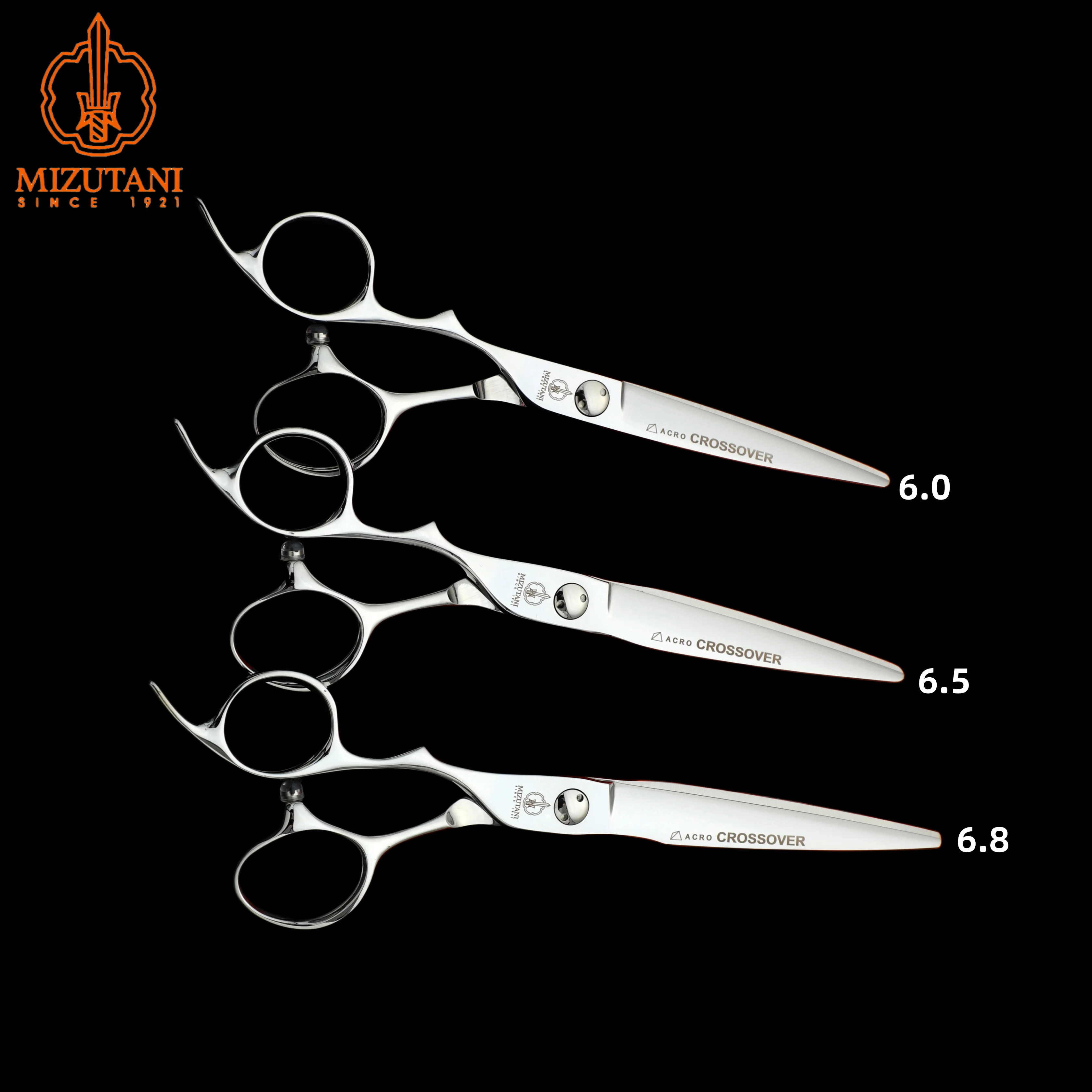 

Professional left-handed hair scissors Mizutani tool men texture thinning shears 440C 6-6.5-6.8inch