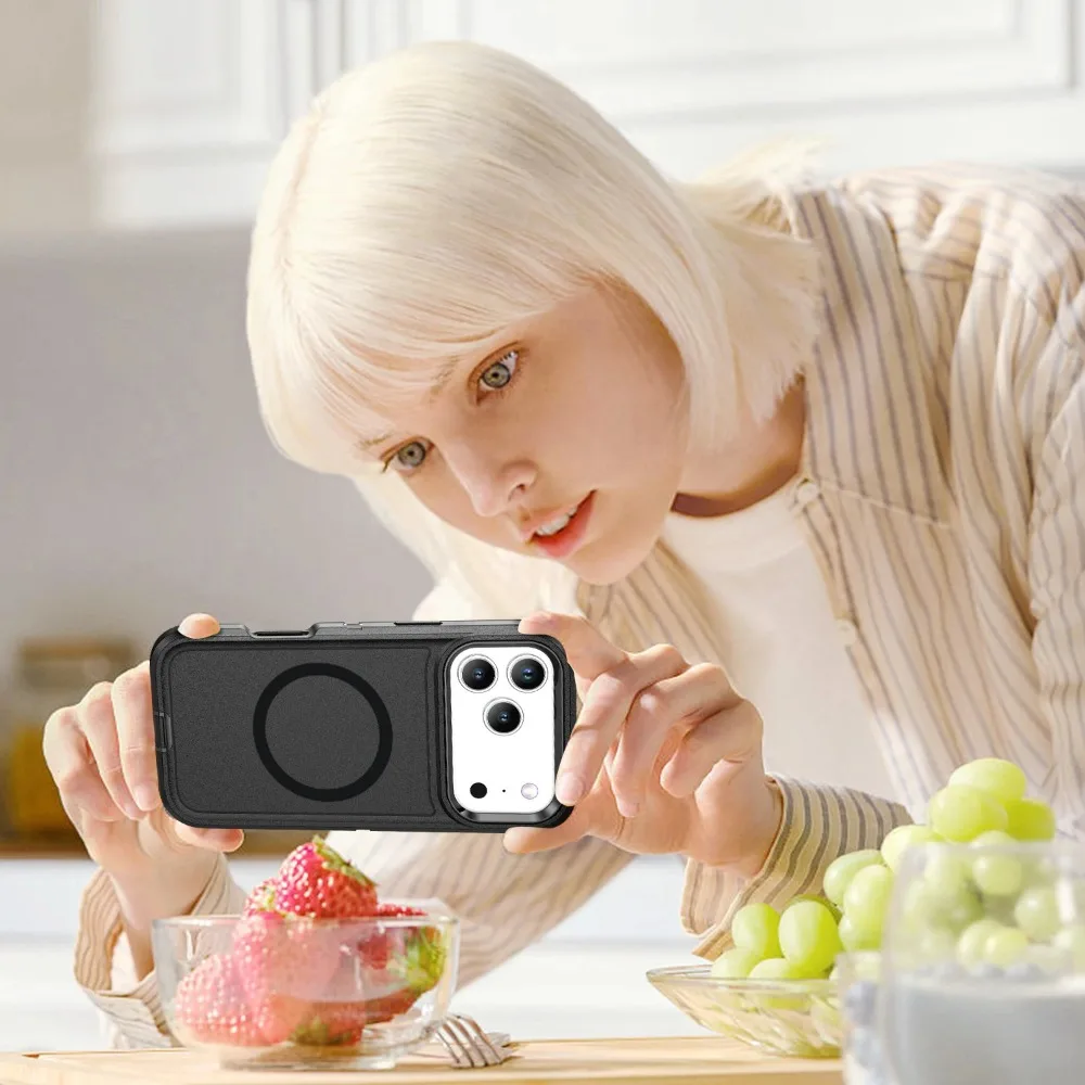 Ultimate ShockproofArmor Phone Case with Wireless Charging Compatibility