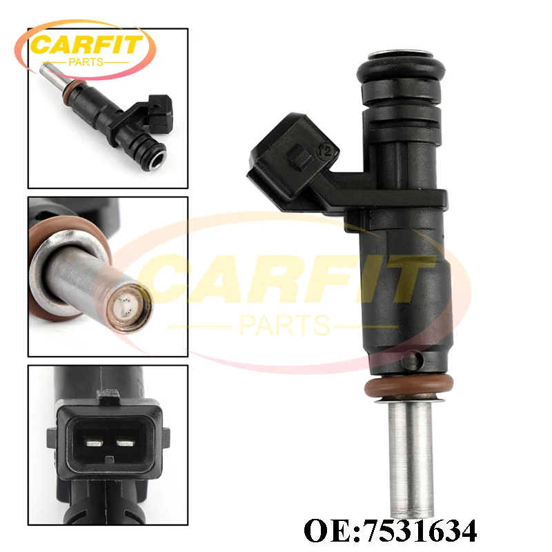 

6PCS High Quality New OEM 7531634 13537531634 Fuel Injector Nozzle For BMW 128i 328i 330i 525i 528i 530i X3 X5 Z4 Auto Parts