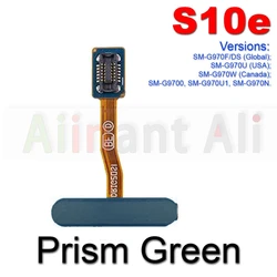 Enhanced Fingerprint Sensor Flex Cable for Side/Back Power Button (S10E Green)