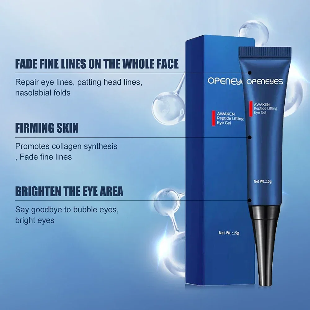 Men Retinol Anti Wrinkle Eye Cream Anti Dark Circles Remove Eye Bags Fade Fine Line Lifting Firming Moisturizer Repair Care