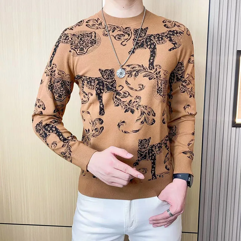 Autumn Winter KPOP Fashion Style Harajuku Slim Fit Knitwear Loose Casual All Match Undershirt Insert O Neck Long Sleeve Sweaters