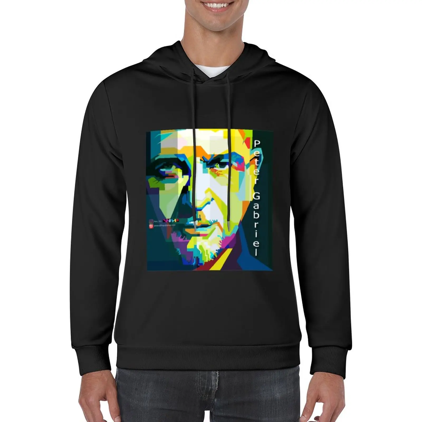 

New Peter Gabriel T-ShirtPeter Gabriel Pop Art Portrait Pullover Hoodie essentials men's coat japanese hoodie