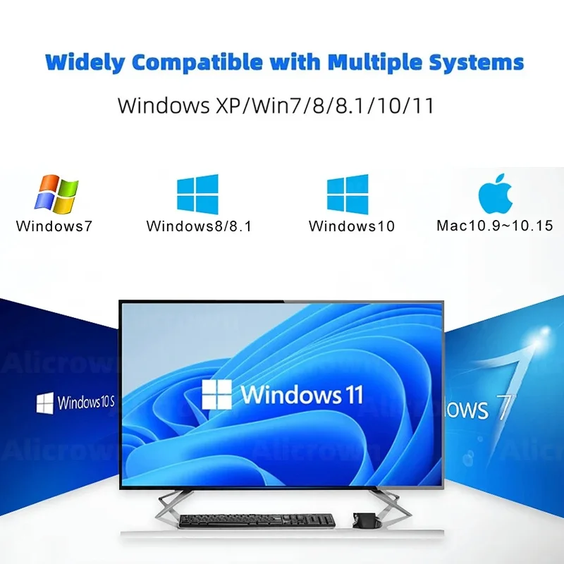 USB 600Mbps WiFi 어댑터 듀얼 밴드 2.4G/5GHz 동글 802.11AC 이더넷 네트워크 카드 미니 컴퓨터 무선 수신기 드라이버 무료