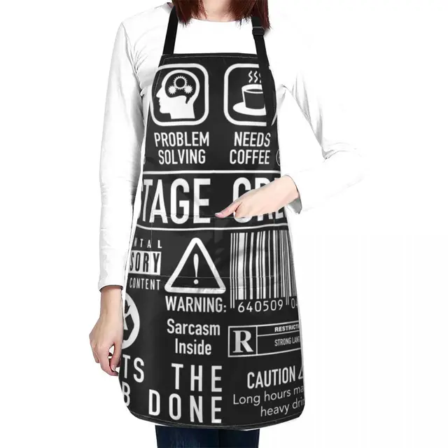 슈퍼 재밌는 무대 뒤의 비밀을 들여다보는 크루 백스테이지 테크 위크 극장 앞치마