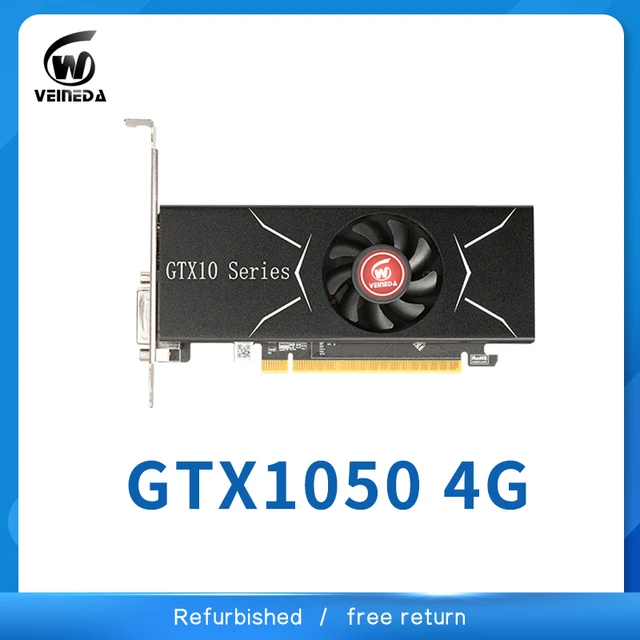 Graphics Cards GTX 1050 4GB 7008mhz Low Profile Video Card gtx1050 4GB GPU  Desktop Computer Game