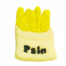 LED Shoe Decoration Accessories for Boys and Girls - Pineapple Cake Chip Buckles, Set of 1 - 5 Pieces (2)
