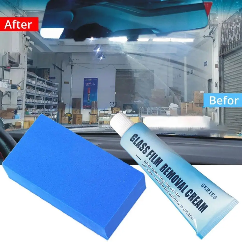 AutoCarGlassPolishingDegreaserCleanerOilFilmCleanPolishPaste