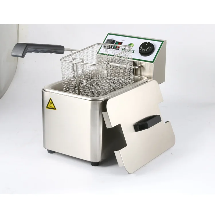 Stainless Steel 4L 6L 12L 26L Potato Chicken Chest Deep Fryer French Fries