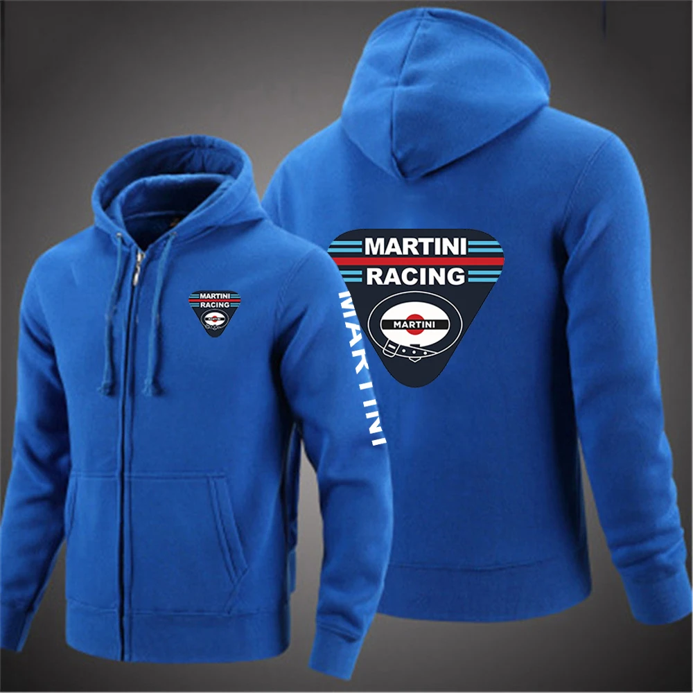 Men's Solid Color Zipper Hoodie Pullover Sweatshirt