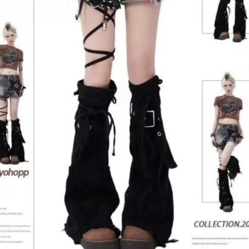 ϶ ش     ũν ġ ũ Acubi м  Gaiter Girl Long Boots Cover Warm Knee-high Socks