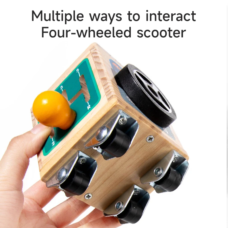 Montessori Baby Busy Ball-Hand Grab Ball Vehicle Tool Car Cube Polyhedral Six-sided Toy Educational Learning Busy Bus Toys Game - Image 5