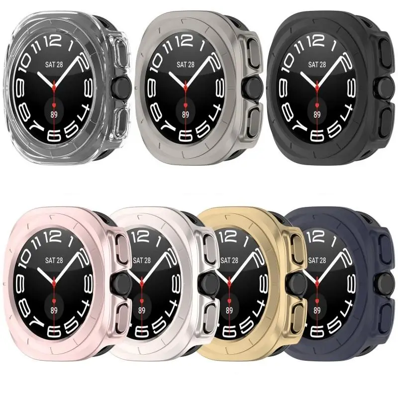 Enhanced Protective PC Case for Galaxy Watch Ultra - Durable Hard Cover Bumper Accessory