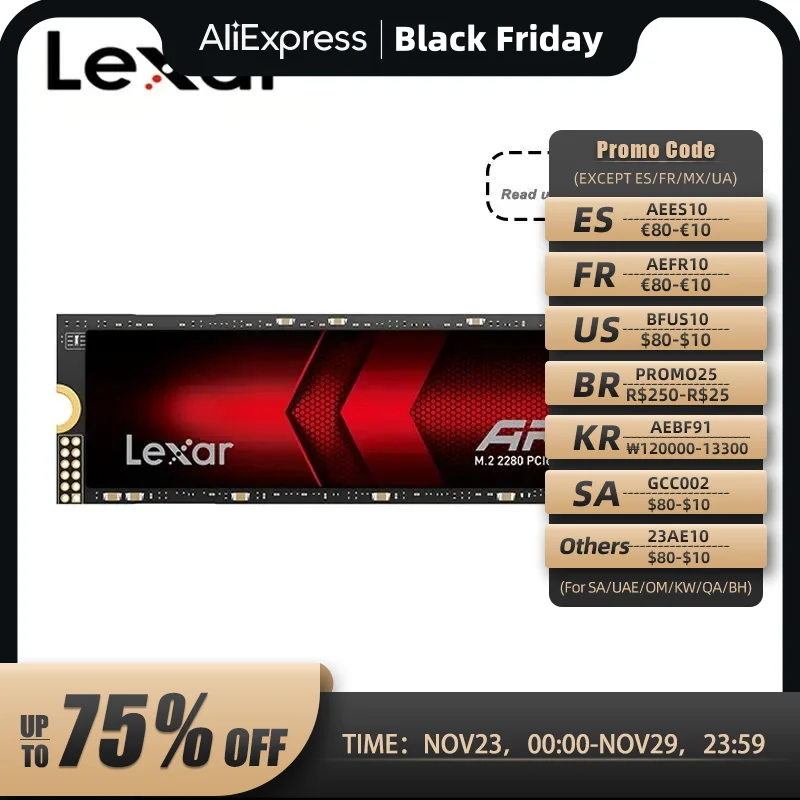 Lexar LNM790 SSD interna 512GB 1TB 2TB Unidad de estado s lido PCIe Gen lexar-lnm790-ssd-interna-512gb-1tb-2tb-unidad-de-estado-s-lido-pcie-gen