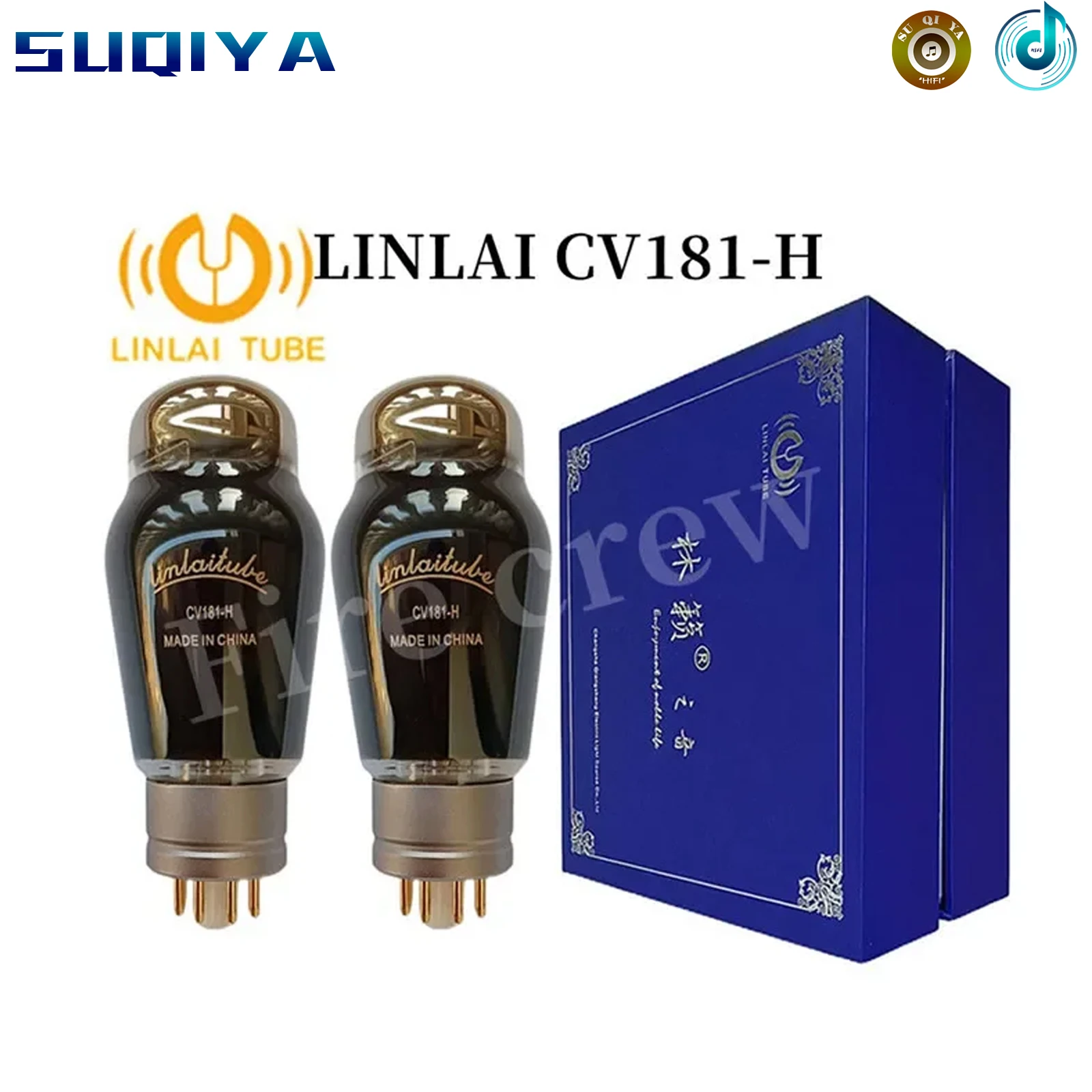 

Hi-Fi аудио клапан, LINLAI CV181-H, улучшенная вакуумная трубка, Φ cv6sn7 6N8P, комплект электронных ламп усилителя, DIY, подходит Quad