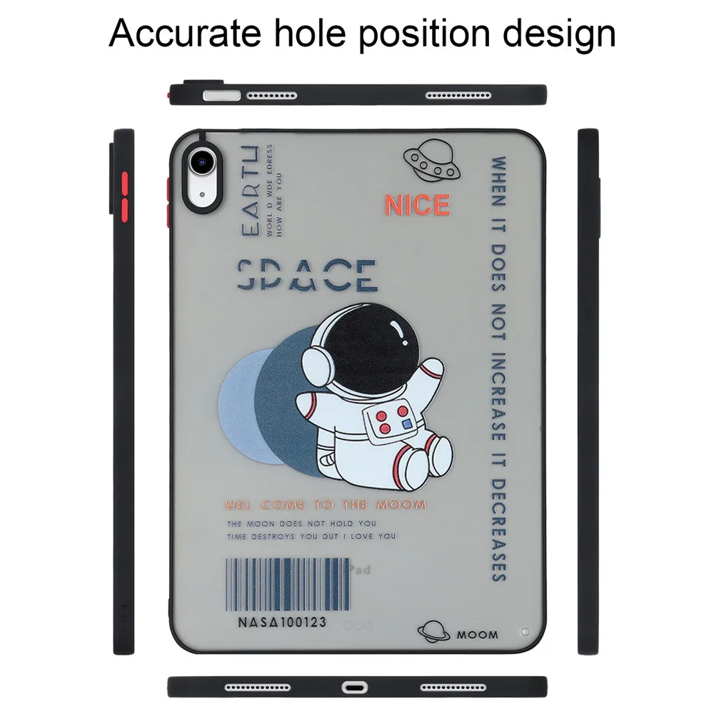 Tampa Dura do pc para o Ipad Cases para o Ipad 10 10a Geração 8o 9o 7o 10.2 Pro 11 Areja 10.9 Mini 5o 6o 9.7 - Imagem 2
