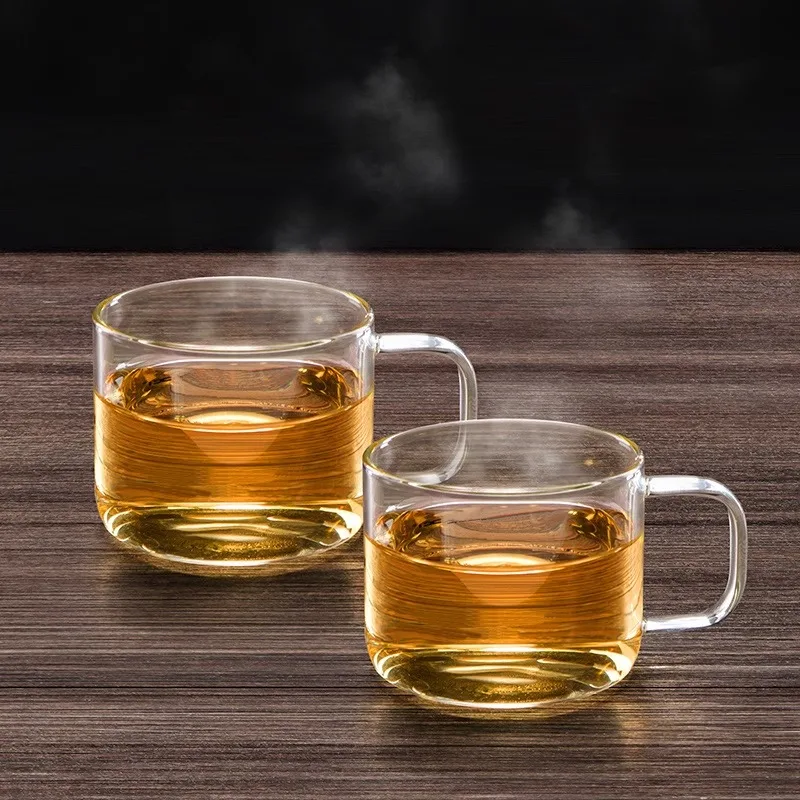 Heat-resistant Tea Pot Sample Teacup Flower Tea Pot Chinese Kung Fu Set Sample Teacup Small