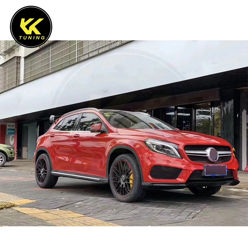 1:1 Auto Parts Facelift Body Kit Front Bumper for Mercedes-Benz GLA-Class X156 2015-2019 Upgrade to AMG GLA45