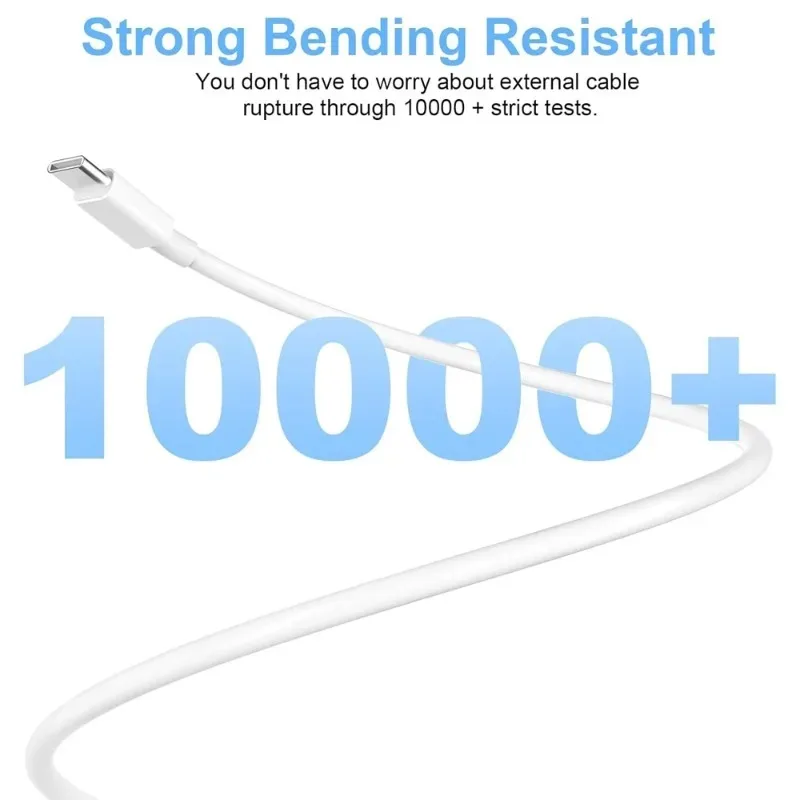 1-3개입 120W 듀얼 USB-C 타입 C 초고속 충전 데이터 케이블 (아이폰17, 삼성, 화웨이용) 퀵 코드 전송 케이블 1m/1.5m/2m