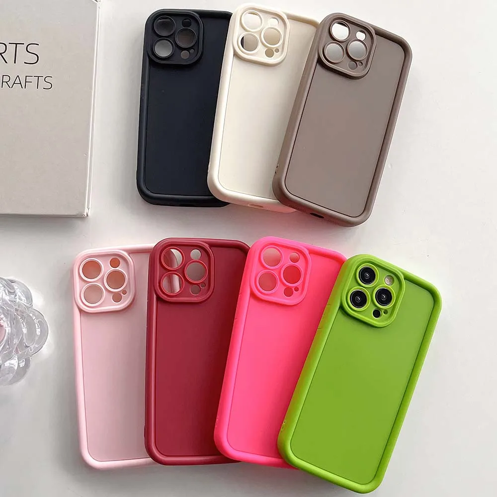 Precise Camera Hole Pure Color Case