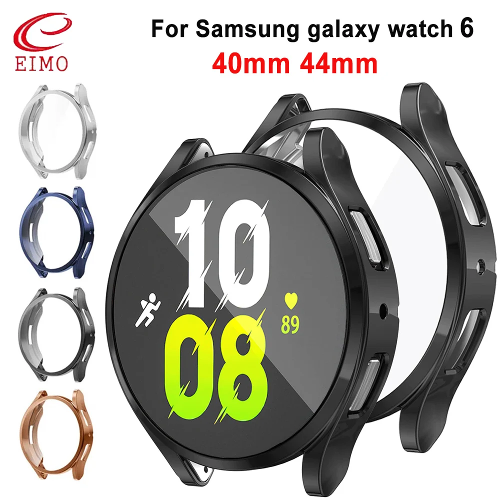 Custodia In Tpu Per Samsung Galaxy Watch 6 40Mm 44Mm Pellicola Proteggi Schermo All-Around Paraurti Shell Galaxy Watch 6 44Mm 40Mm Cover