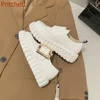 Round Toe Thick Sole Women Shoes Flat Sole Square Diamond Blingbling Shallow Solid Fashion Casual Comfortable Party Women Shoes 4