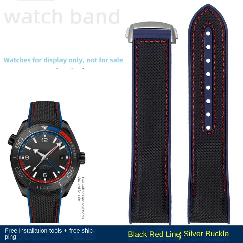 Premium Nylon Waterproof Strap in Orange - 20mm, 21mm, 22mm Sizes