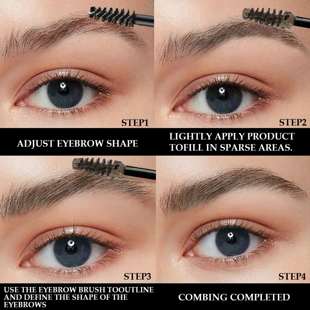 9-Color Waterproof Eyebrow Dye Cream - Moisturizing & Long-Lasting Tint for Thick, Fashionable Brows