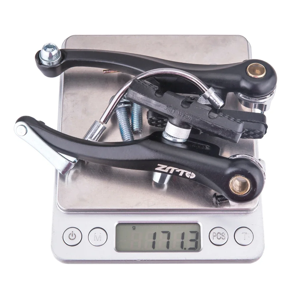 Bicycle V Brake Calipers Set Bicycle Linear Pull V Brake Caliper Set Bicycle Pads Shoes For MTB Road BMX Folding Cruiser Bike