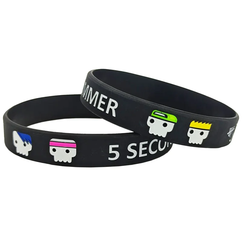 1PC Music Band Star 5SOS Силиконовые браслеты и браслеты Gifts Jerwerly SH360 (art.: 3920c39fa3655) - 3920c39fa3655