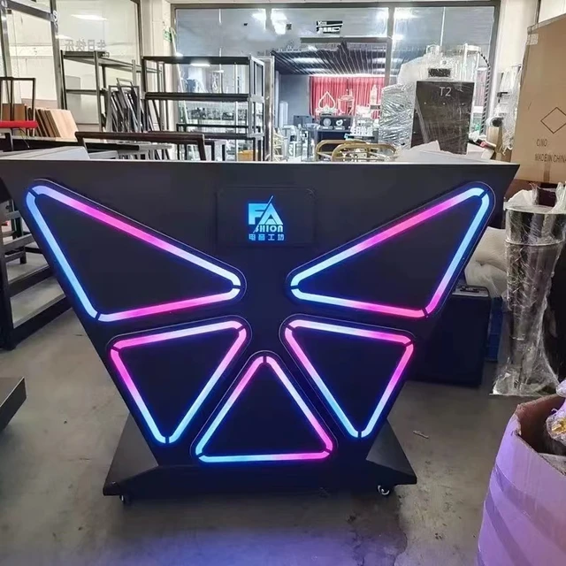 Mesa De Disco De Acrílico Para Dj, Iluminación Led Para Club Nocturno,  Karaokes, Bar, Música, Club Nocturno, Iluminación Colorida, Muebles Para  Club - Mesas De Bar - AliExpress