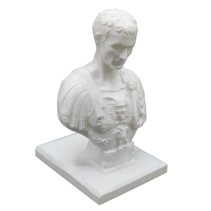 

Creative Character Shape Julius Caesar Desk Pen Insert Pen Holder Storage Ornament Desk Pencil Holder Home Decor Resin sculpture