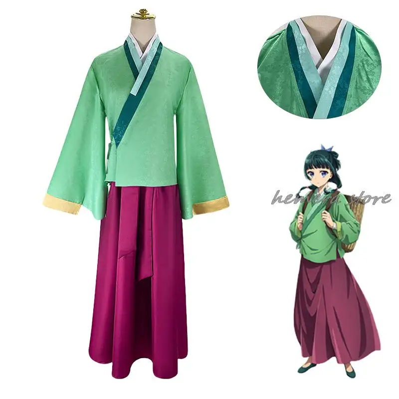 

Kusuriya No Hitorigoto The Apothecary Diaries Maomao Cosplay Costume Hanfu Chinese Carnival Halloween Costume Christmas Party