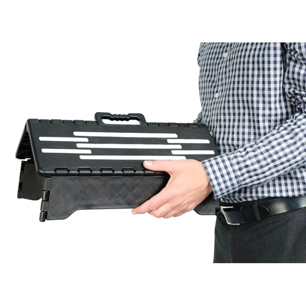 Portable Folding Riser Step Stool Outdoor Indoor Car Height Boost Heavy Duty 5