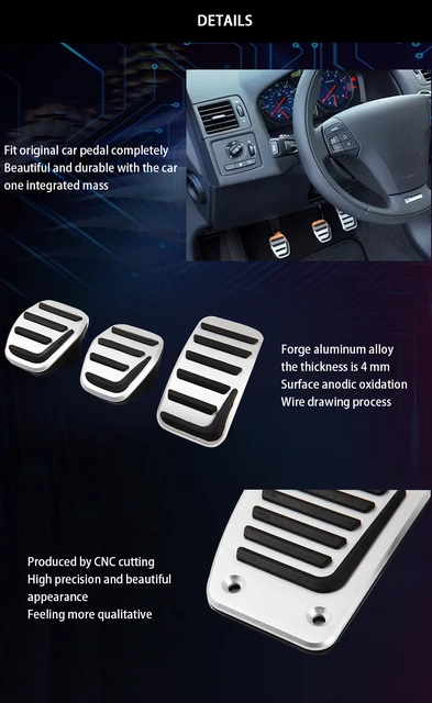 Auto Fußstütze Bremse Kupplung Gas Gaspedal Pad für Peugeot 307 308 408 für  Citroen C4L C3-XL AT/MT elysee Auto Auto-styling - AliExpress