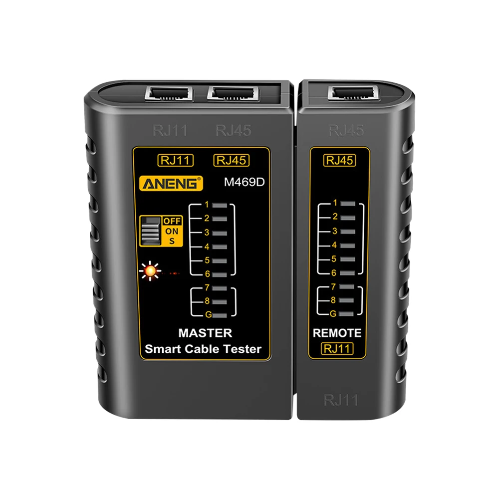 M469D RJ45 Cable lan tester Network Cable Tester RJ45 RJ11 RJ12 CAT5 UTP LAN Tester Networking Repair Tool